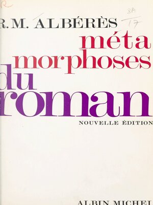 cover image of Métamorphoses du roman